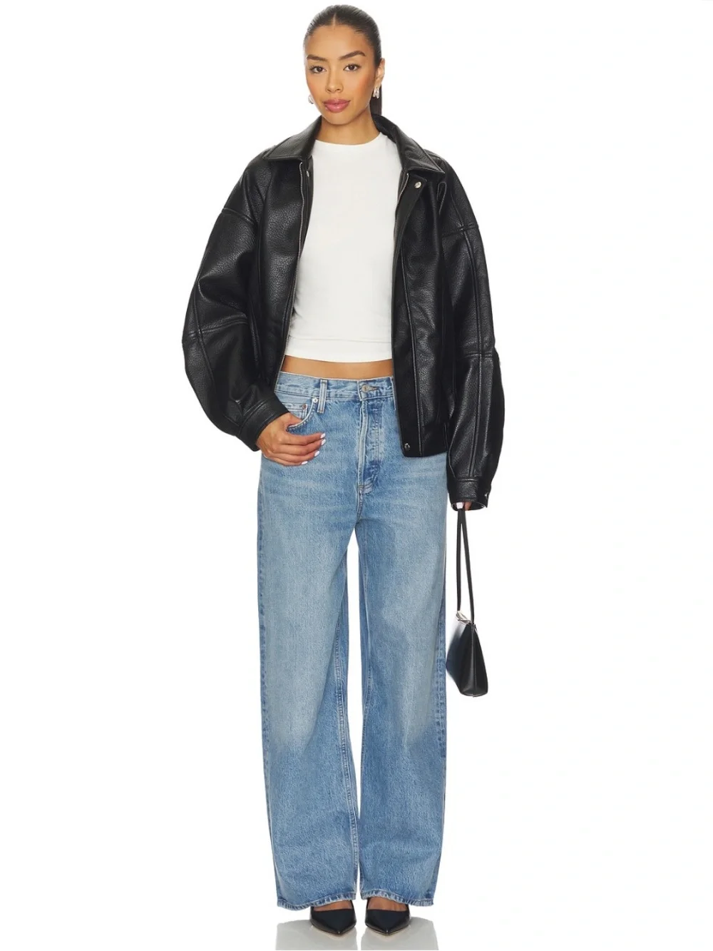Agolde - Low Slung Baggy Jeans in Libertine - Picture 5 of 9
